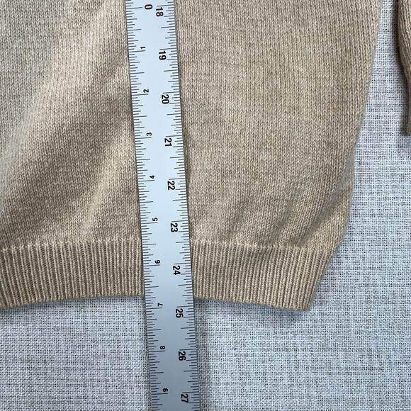 Alfred Dunner Full Zip Fall Cardigan Women's 1X Tan Cottagecore Leaves Beaded - Picture 5 of 7